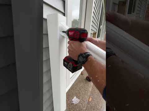 DIY Handrail Part2 #howto #diy #construction #outsidehandrail #handrails  #patio #deckhandrail