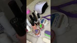 Doing my nails by myself… aspiring nail tech lol #viral #weekly #nails #nailart #beginner #trend