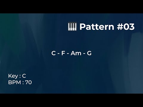 Pattern #03 – BPM 70 – Key C | Piano Loop Backing Track
