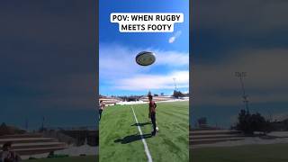 CAN RUGBY PLAYERS PLAY ⚽️ #soccer #rugby #rugbyball #rugbyleague #futbol #rugby08 #sport