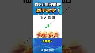 股票|美股|美股分析|3种上影线形态，新手必学！