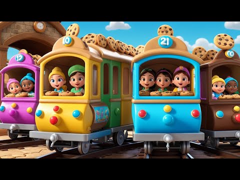 Have You Seen the Cookie Train | Fun Cookie Song for Kids | Sweet Train Adventure Rhyme