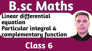 Linear differential equation ( particular integral ) #maths #bscmaths #btechmaths #mathstudent