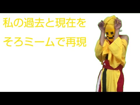 私の過去と現在をそろミームで再現