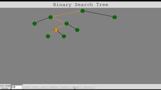BST using tkinter and python