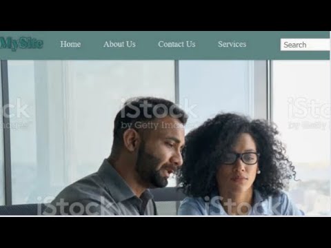 Responsive Navigation Bar||Search Bar||Hamburger ||HTML ,CSS||HTML Tutorial