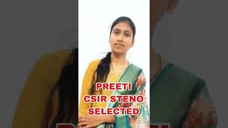 प्रीति का CSIR STENO में फाइनल सिलेक्शन हुआ 🔥#shorthand #shorts #trending #steno #viral #hindisteno