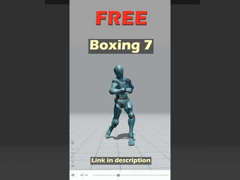 Boxing 7. Free Mixamo animation for Daz Studio's Genesis 9. #dazstudio #mixamo