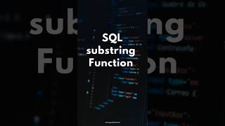 ✂️ SQL substring Function: Extracting Parts of a String! 🔍