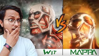 Wit Studio Vs Mappa Who Did AOT Better (HINDI) | Attack on Titan