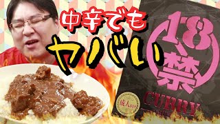 18禁カレーの中でも中辛の「超痛辛」を食べた結果