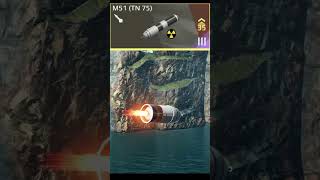 Launch (4x)☢️M51 (TN 75) nuke☢️missiles #modernwarships #modernwarshipsgameplay