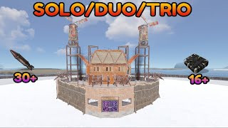 Rust Solo/Duo/Trio Unraidable Base