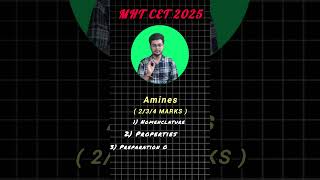 Amines IMP Topics | MHT-CET 2025 #mhtcet2025 #cet #cet2025