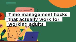 6 Best Time Management Hacks for Working Adults | Podcast | Practice English with Nicole #podcast