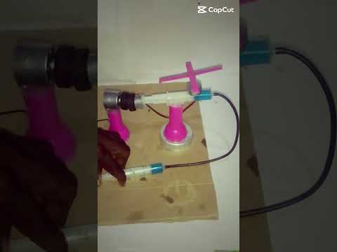 DIY mini-hydraulic generators #invent Gc #Inventor channel #Shorts #hydraulic#diy #energy