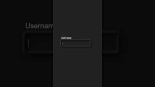 Floating Label Input with Glassmorphism | HTML & CSS Form Design