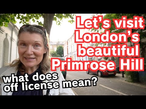 🇬🇧A1 English 🇬🇧: Visit Primrose Hill in London & Learn all the shop names!