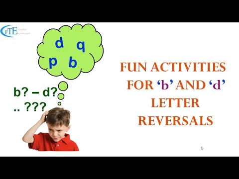 11 Super Fun Activities for 'b' and 'd' letter reversals