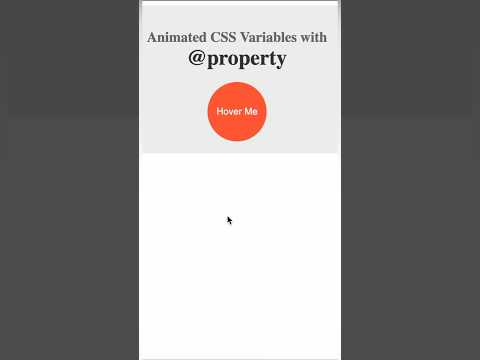 CSS Variables Just Got Superpowers with @property 🔥