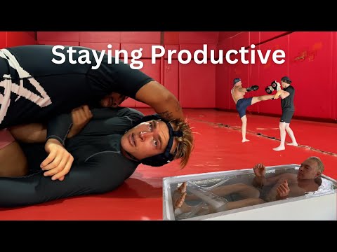Staying Productive - Day in the life: BJJ, Cold Plunge, Sales, Muay Thai