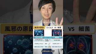 風邪に抗生剤意味ある？【内科医が解説】#採血　#ウイルス　#細菌　#コロナ　#インフル　#副作用　#デメリット　#医療　#医学　#雑学　#shorts