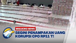 BREAKING NEWS - Kejagung Pamerkan Rp11 T Sitaan Korupsi CPO Wilmar Group