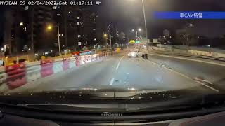 車CAM直擊 - (意外後現場) 御豪山莊對出😶你搞乜炒到咁