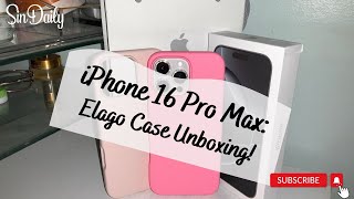 Elago iPhone 16 Pro Max Case Unbox | ASMR Links in description! #apple #elago #asmrsounds #asmrvideo