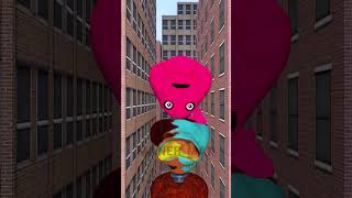 Pou monster 1-line tower stacking! 🧱👾 #Pou #Game #GarrysMod #City #Tower #Stack #Knockdown #gmod
