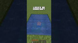 Lógica de Minecraft ☠️😭 #shorts #minecraft