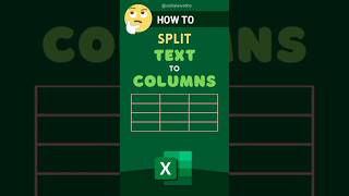 Split Text to Columns in Excel #shorts #viral #howto #youtubeshorts #2023  #trending