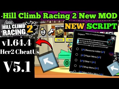 HCR2/Hill Climb Racing 2 v1.64.4 Script / One OF The Hcr2 Greatest Script 🔥💯