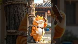 cat funny video synthetic stories by Arnav Raj #shortvideo #aimotion