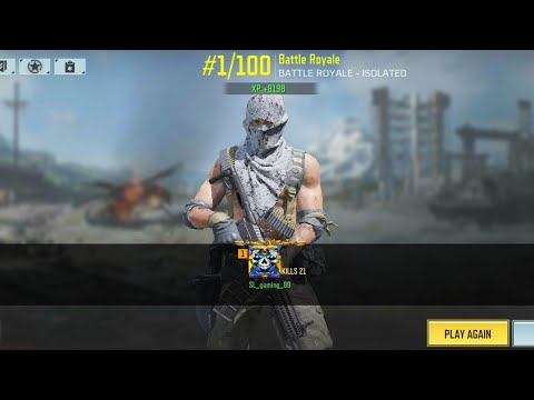 CODM BR best ever match 21 kills 🔥