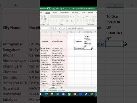 How to Use The Function VLOOKUP