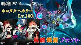 《焦熱フルパ》ホロタクヘカテーLv100無凸長離無凸ブラント完凸シカ【鳴潮】