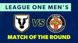 Football NSW League One Men's Round 25: Bulls FC Academy v UNSW FC