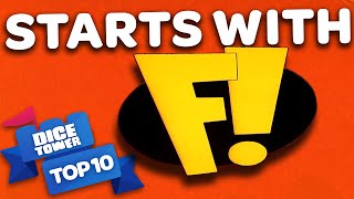 Top 10 Games that Start with the Letter "F"