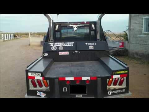 Ford Powerstroke with Flatbed and Stacks