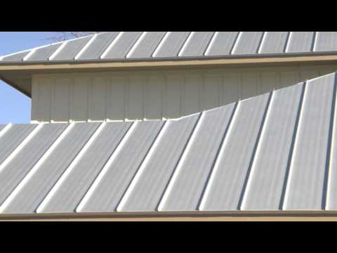 Standing Seam Roof on the Village Park ECO Home