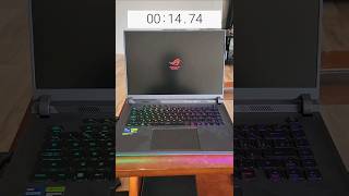 ASUS ROG STRIX G16 (RTX 4050/ 32GB RAM) Boot Time  #asusrog #gaming #laptop #startup