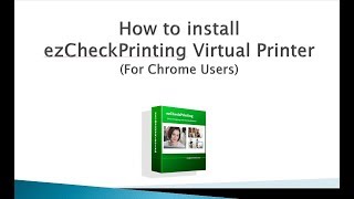 How to install ezCheckPrinting QuickBooks Virtual Printer