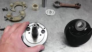 gas gas 150 stroker crank ready to press together