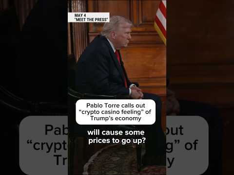 Pablo Torre calls out 'crypto casino feeling' of Trump's economy