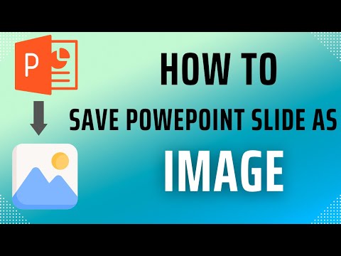 How to save PowerPoint Slide as Picture or Image | Convert PPT to image File