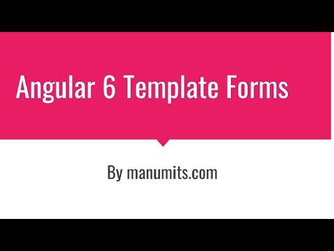 Angular6 Template Forms call +917386777822 for training callroom/online
