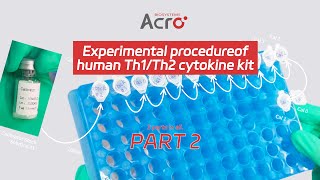 The second episode of the Experimental Procedure of the Human Th1/Th2 Cytokine Kit!