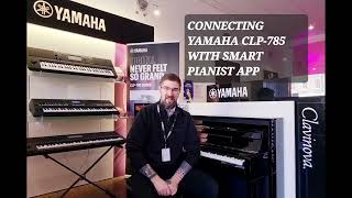 Yamaha Clavinova CLP-785 - HOW TO - Connect to Yamaha Smart Pianist App