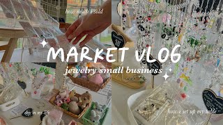 🧸 market vlog: how much i sold, my table setup, best & worst sellers